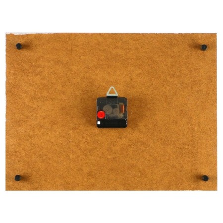 Carty clock is wall-mounted, interior "chamomiles", silent, 30 x 40 cm-2