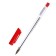 Ballic handle 0.7 mm, red rod, transparent body with a red cap