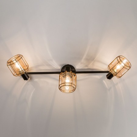 Sconces Citilux "tavern" CL542632, 58x18 cm, 3x60W, e14, black color-5