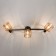 Sconces Citilux "tavern" CL542632, 58x18 cm, 3x60W, e14, black color