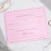 Wedding invitation with tracing paper "for our wedding", 17.5 x 13 cm