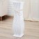 VAZA Keramics Floor "Dante" zigzag with a lace, 15x60 cm, white