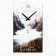 Carty clock, interior "mountains", smooth move, 57 x 35 x 4 cm