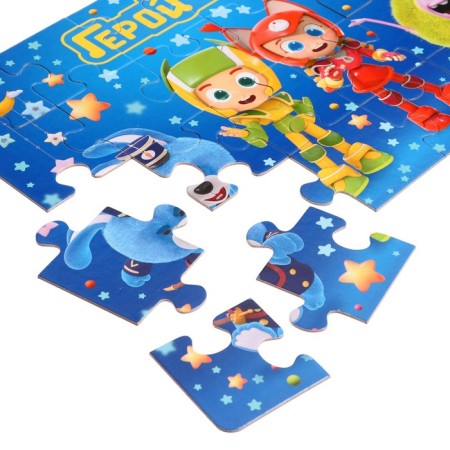 Puzzle "Heroes", 24 elements-4