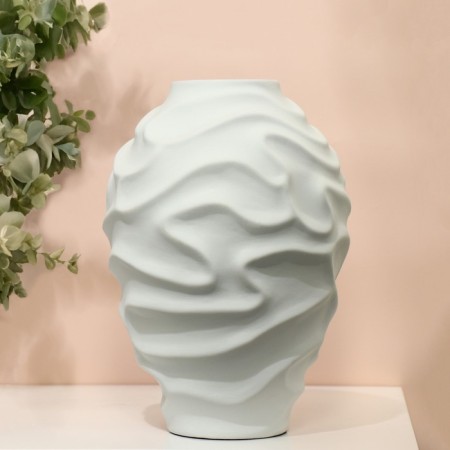 Vase for flowers Interior "Wave" 31 x 21 x 21 cm-4