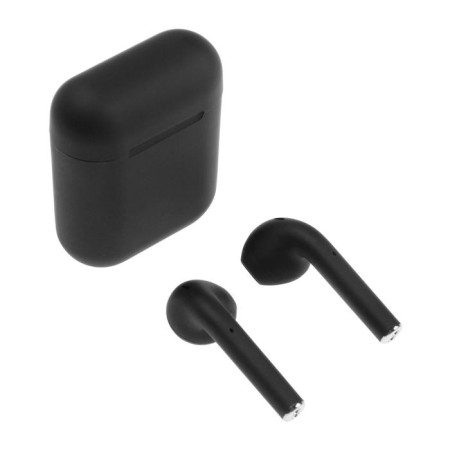Wireless headphones Luazon i12, TWS, BT 5.0, 35/300 mAh, sensor, matte, black-5