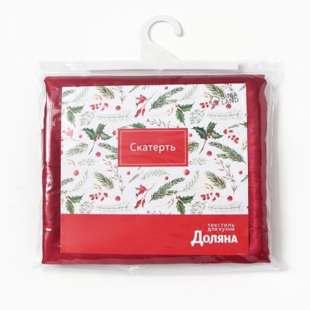 New Year. The tablecloth "Wine" 140*180+-3 cm, 100% p/e-6