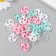 Decor for creativity plastic "Sign" set 25 grams 0.3x2x3.6 cm