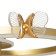Causte "Trio butterflies" 54W LED 6000K gold 65x45x10cm Bayerlux