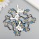 Buttons wood for creativity 2 punctures "Witch on a broomstick" Set 15 pcs 3.5x2.5 cm