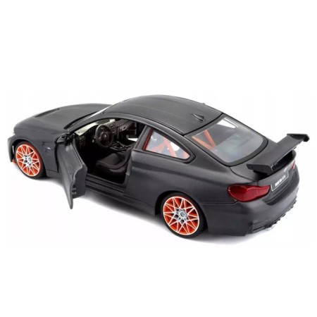 MASTO DIE-CAST BMW M4 GTS machine, with a screwdriver, 1:24, dark gray color-5