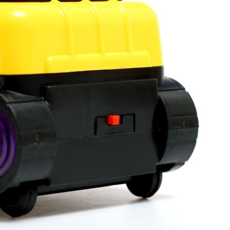 Excavator "Builder", works from batteries, light, sound-4