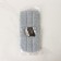 Rectangular Raccoon Rectangular Nazveka, with a neckline, 30 × 14.5 cm, microfiber, gray color gray