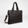 Male Business Bag, Textura, 2 external pockets, brown color