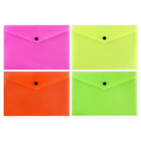 A set of converters on the Calligrata Neon, A5, 150MKM button, Neon Zhel Rose Orange Sal 12pcs/SC-1
