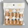 Decor for creativity wood "clothespin. Beasts in handkerchiefs" set of 10 pcs 3.8x2x1.2 cm