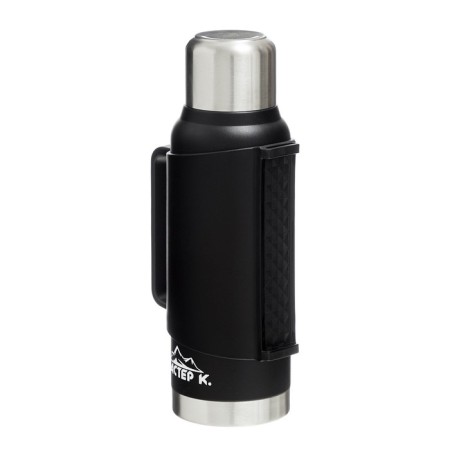 Thermos, 1.2 l, the Master K movement, retains heat 48 hours, with a mug, black-2
