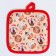Kitchen New Year's set Christmas segling 17*17cm, mittens 26*16 cm, apron 60*80 cm, 100% p/e