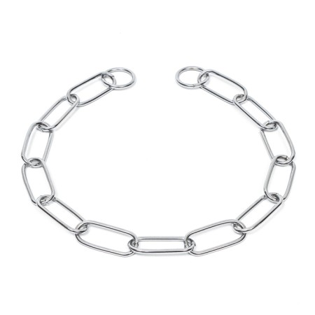 Collar - Metal, welded chain, long link, 60 cm, wire thickness 3.5 mm-1