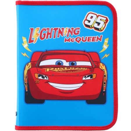 Plastic folder for notebooks A5, on lightning, cars-4