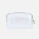 Cosmetic bag with zipper, matte color/multi -colored
