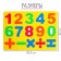 Bright numbers rug-puzzle, Mix colors