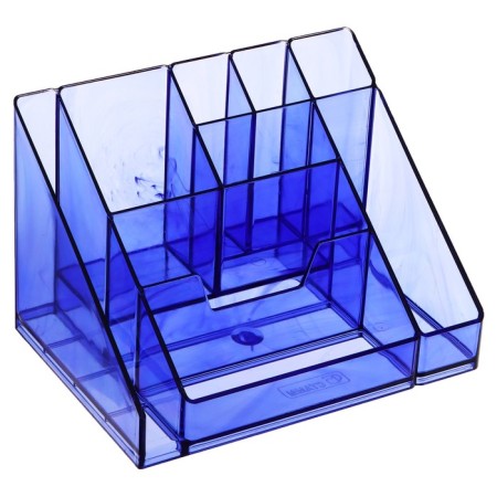 Organizer stand for the Cascade office, tinted blue-6