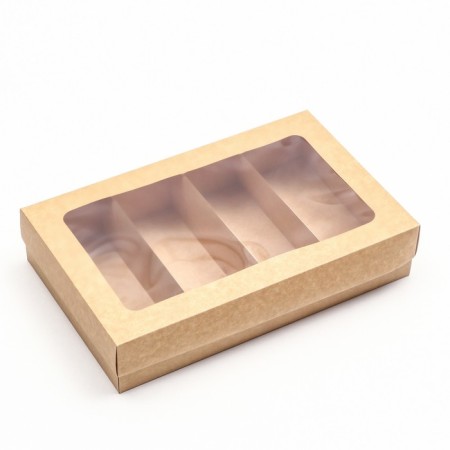 Box for Makarun, with a lodge, craft 26.5 x 16.5 x 5.5 cm-2
