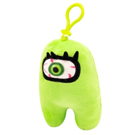 Plush toy Among us "green", on a keychain, mix