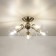 Ceiling Citilux "Tommy" CL102151, 52x52x24.5 cm, 5x40W, E14, gray color gray