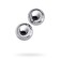 Vaginal balls Metal by toyfa, silver color, d = 2.5 cm