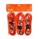 Gum for mounting baggage AIRLINE, 60 cm, 80 cm, 100 cm, metal hooks, set 6 pcs