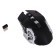 Mouse MB-2.7, game, wireless, optical, 800-2400 dpi, 500 mAh, backlight, USB, black