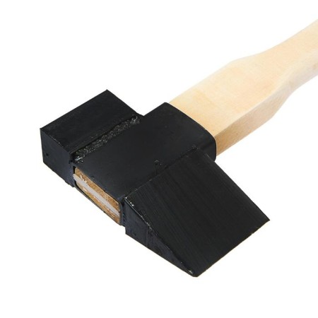 Calun-Topor from steel rolling tundra, with birch ax and chipper, 2.5 kg-4