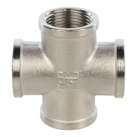 Cross Stout SFT-0031-0034, 3/4 ", internal/internal carving, nickelled brass-4