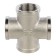 Cross Stout SFT-0031-0034, 3/4 ", internal/internal carving, nickelled brass