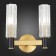 Sconces st. SL1238.301.02. Casali. 2x40 watts, E14, 23x24.7 cm, brass color