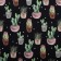 Ethel Succulents 40x73cm towel, 100% cotton, sarzha 190 g/m2