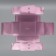 Gift folding box, packaging, "pink", 20 x 20 x 10 cm