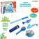A set of musical instruments “Happy New Year”, sound, light, blue color