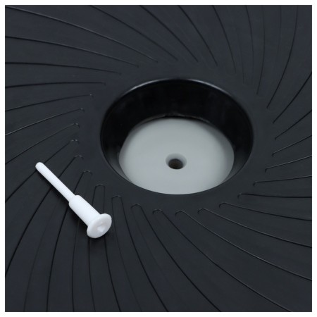 Half -sphere Bosu is gymnastic, with a pump, 46x20 cm, gray color-9