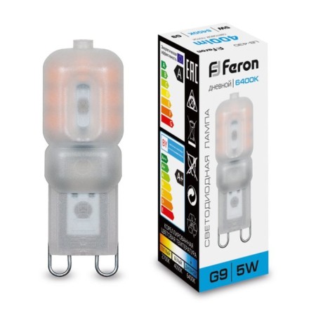 LED LED Feron, G9, 5 W, 230 V, daylight