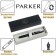 Fright pen Parker IM Essential F319 Matte Black CT 0.8 mm, stainless steel case, blue ink