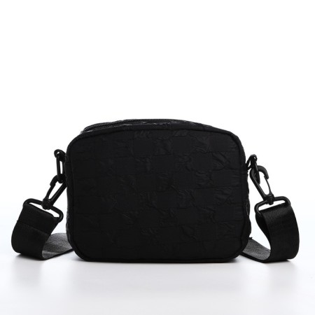 Youth bag with zipper, black color-3