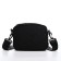Youth bag with zipper, black color