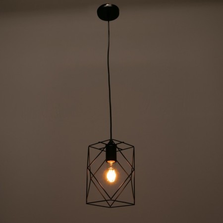 Lamp Bayerlux 69964/1 E27 40W Black 20.5x21.5x21.5-122 cm-2
