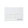 Berges Novum L1 control button, for hidden installation systems, white