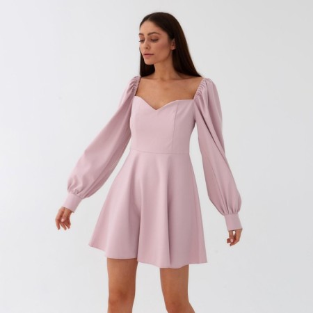 Dress summer female mist size 46, pink-5