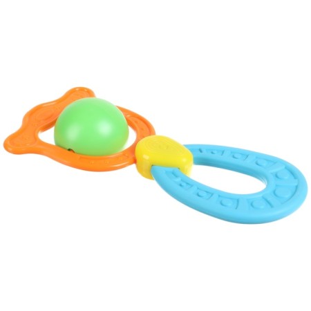 A rattle - a “planet” teether, an elastic pen, types and color mix-10