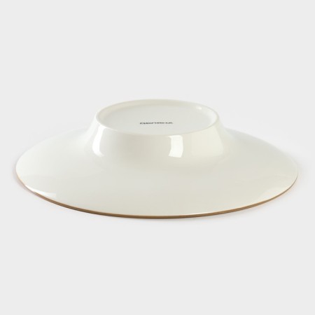 Porcelain plate for the pasta of the Cosmos, 150 ml, D = 21 cm, blue color-2